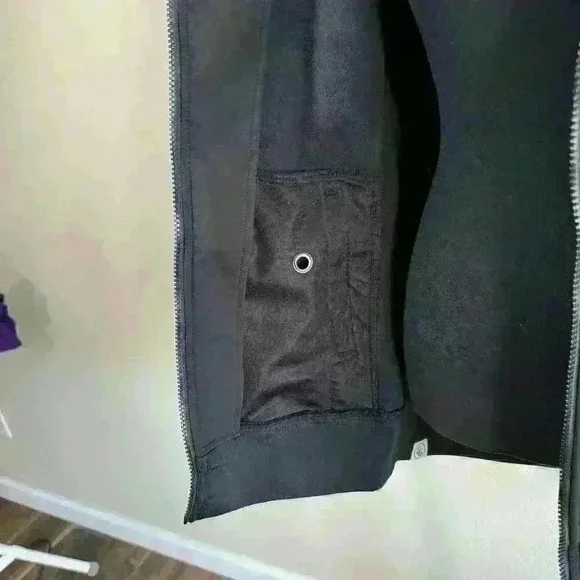 CG Habitats Standard Tech Zip Hoodie Jacket Black NWT Women Size Small - Picture 5 of 13